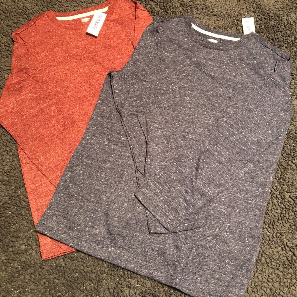 Old Navy Long Sleeve Boys T-shirts Sz M NWT - Picture 2 of 3
